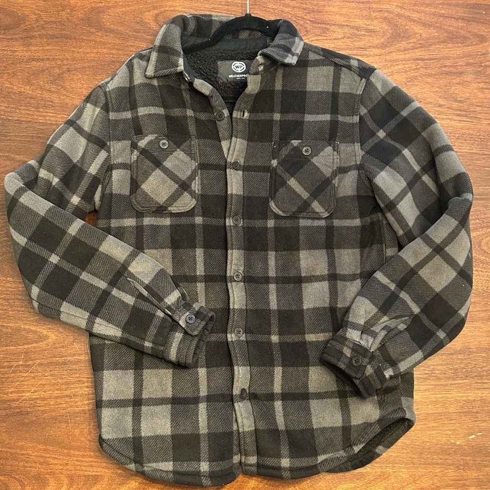 Weatherproof Black Fleece-Lined Jacket
